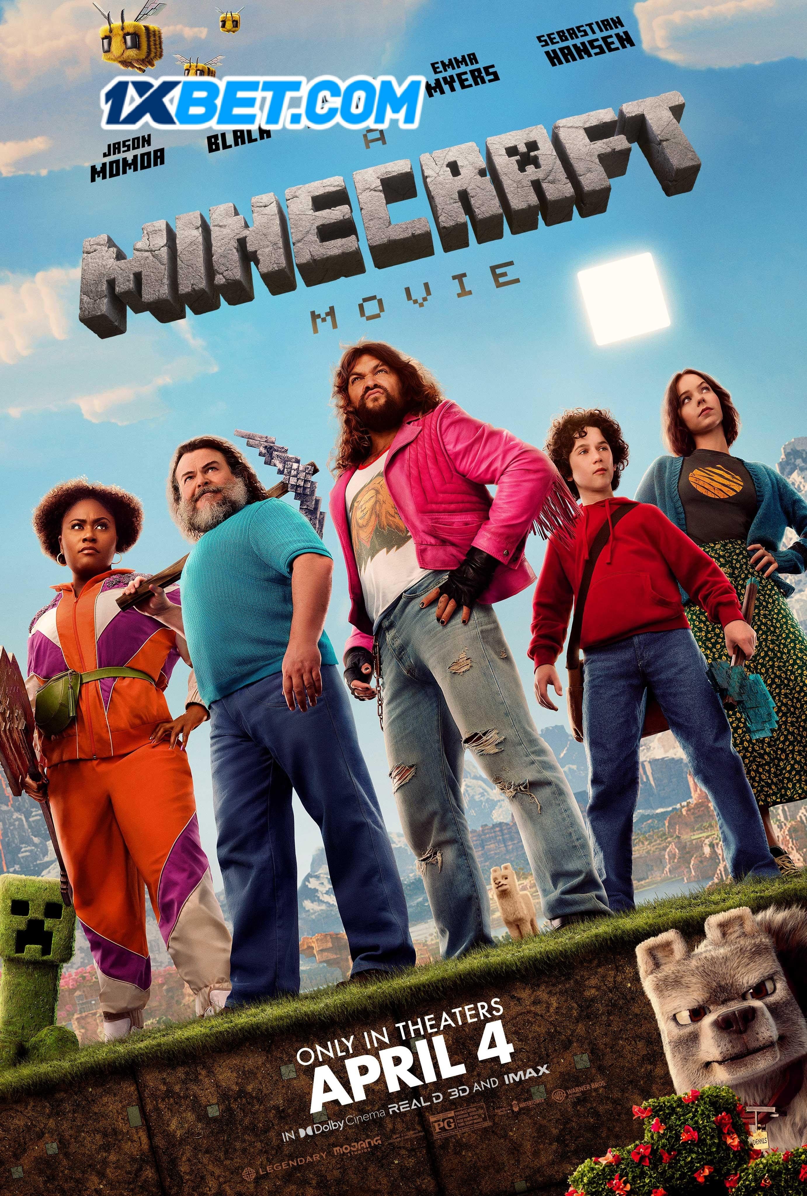 A Minecraft Movie (2025) Hollywood English Movie pDVDRip