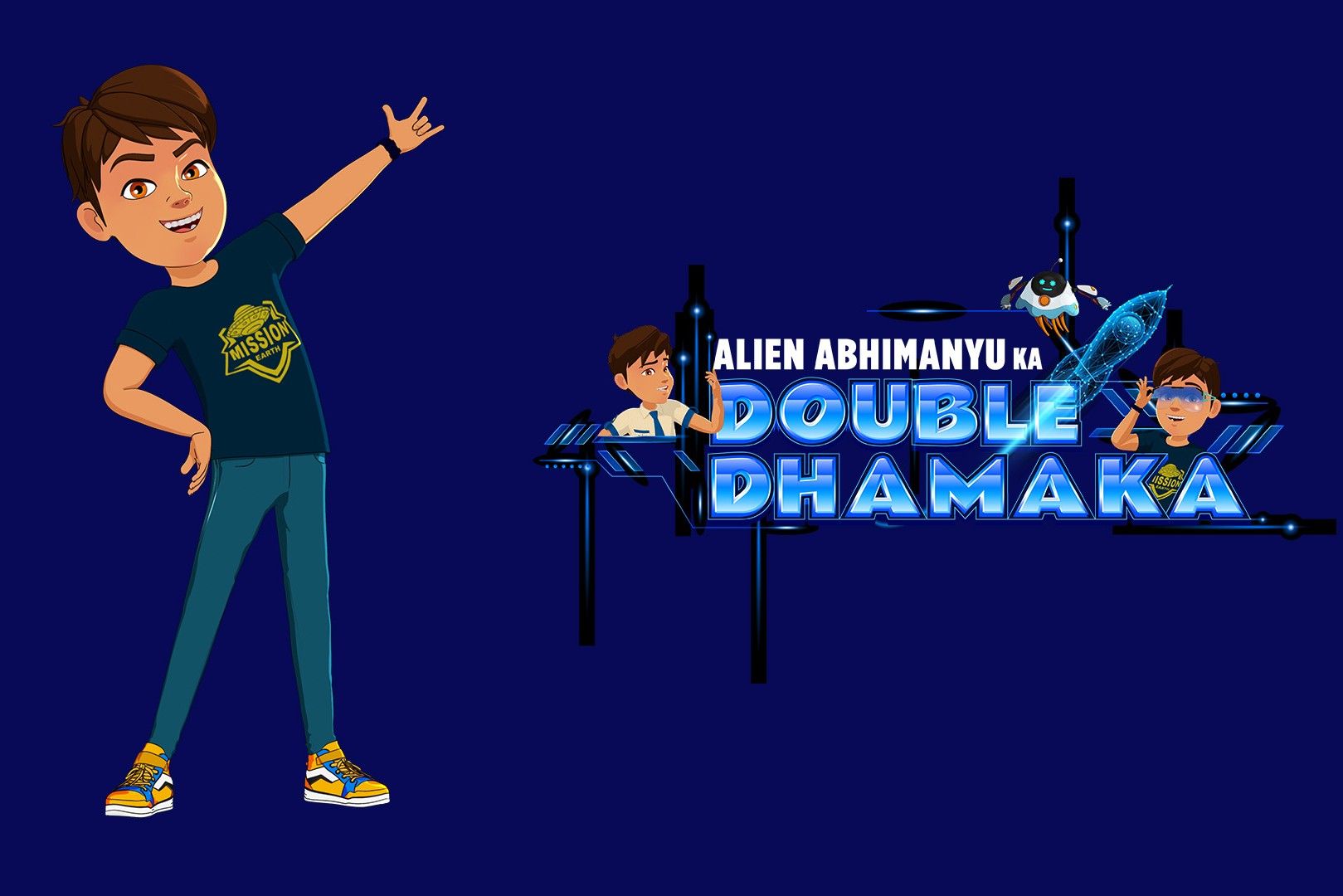 Alien Abhimanyu Ka Double Dhamaka (2024) Hindi ORG Full Movie HDRip