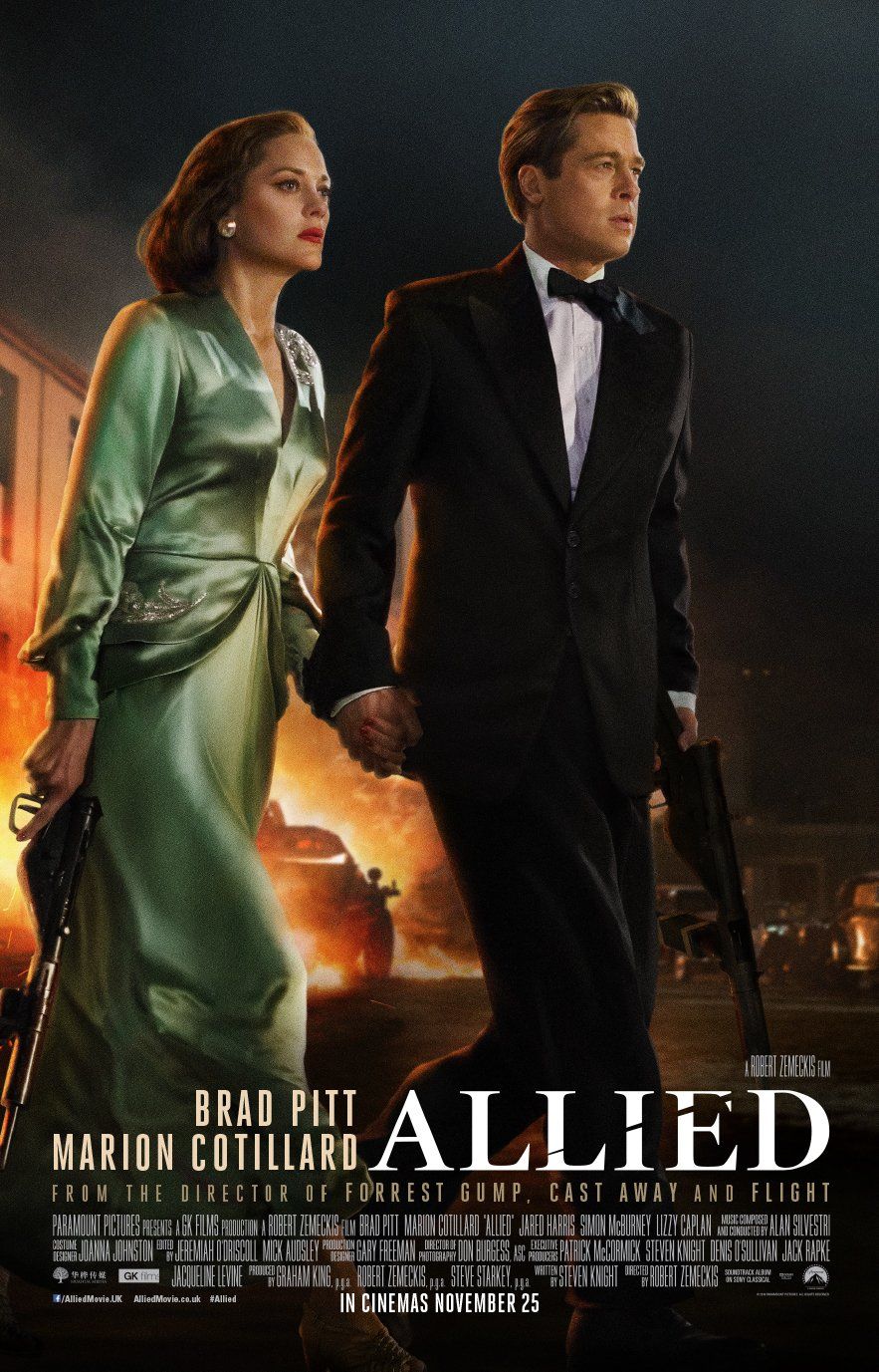 Allied (2016) Hindi Dubbed HDRip