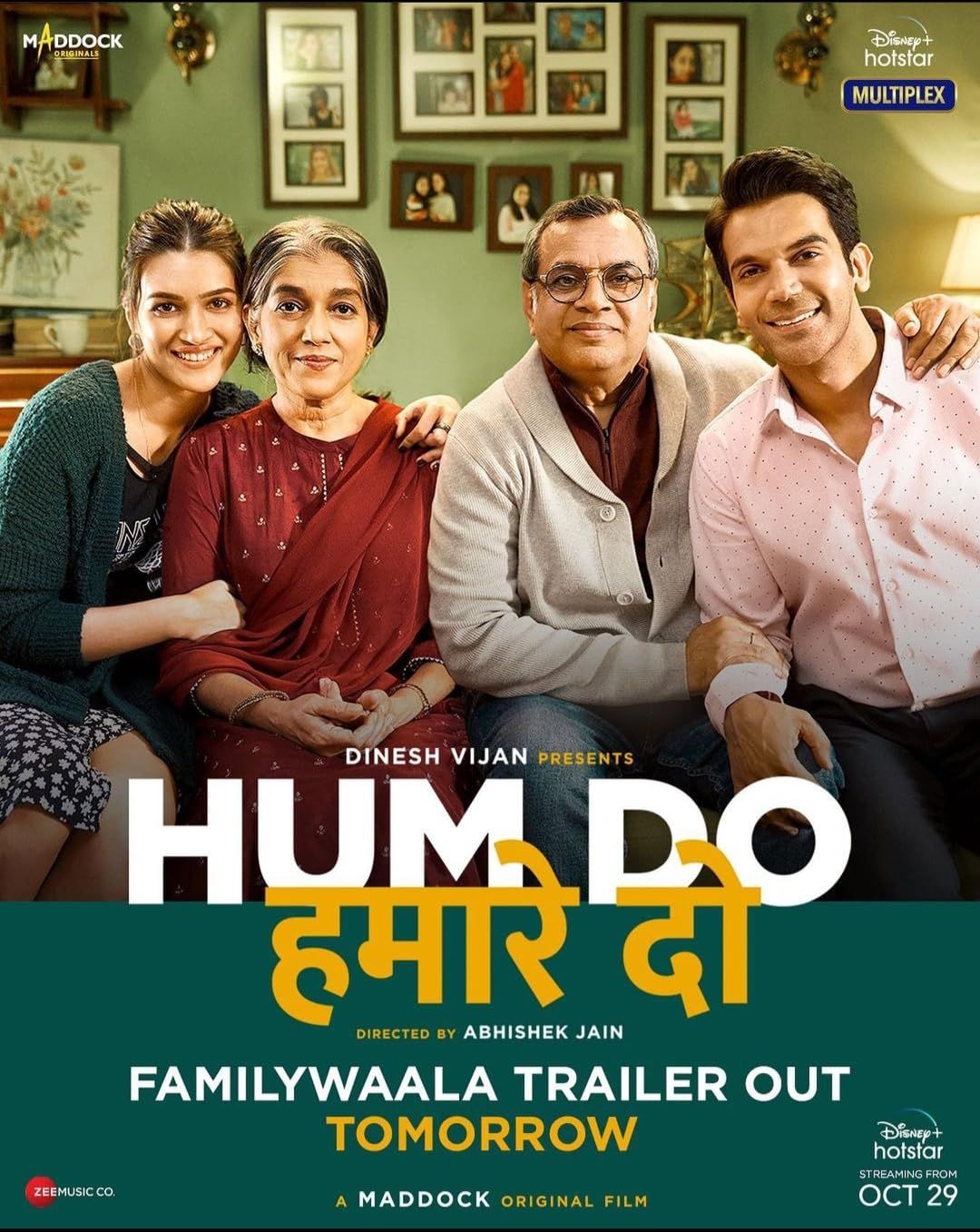 Hum Do Hamare Do (2021) Hindi ORG Full Movie HDRip