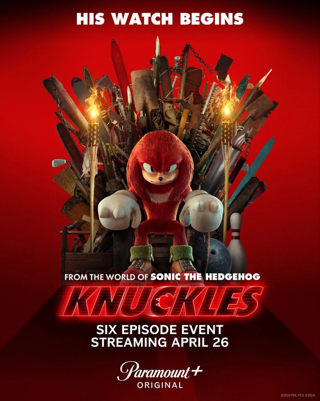 Knuckles (2024) (Season 1 Complete) Hindi Dubbed Series HDRip