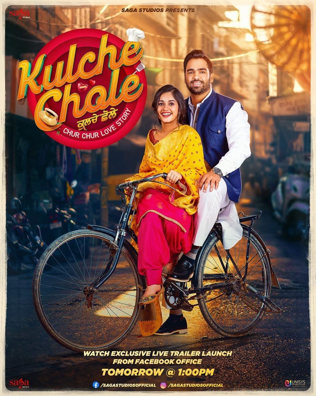 Kulche Chole (2022) Punjabi Full Movie HDRip