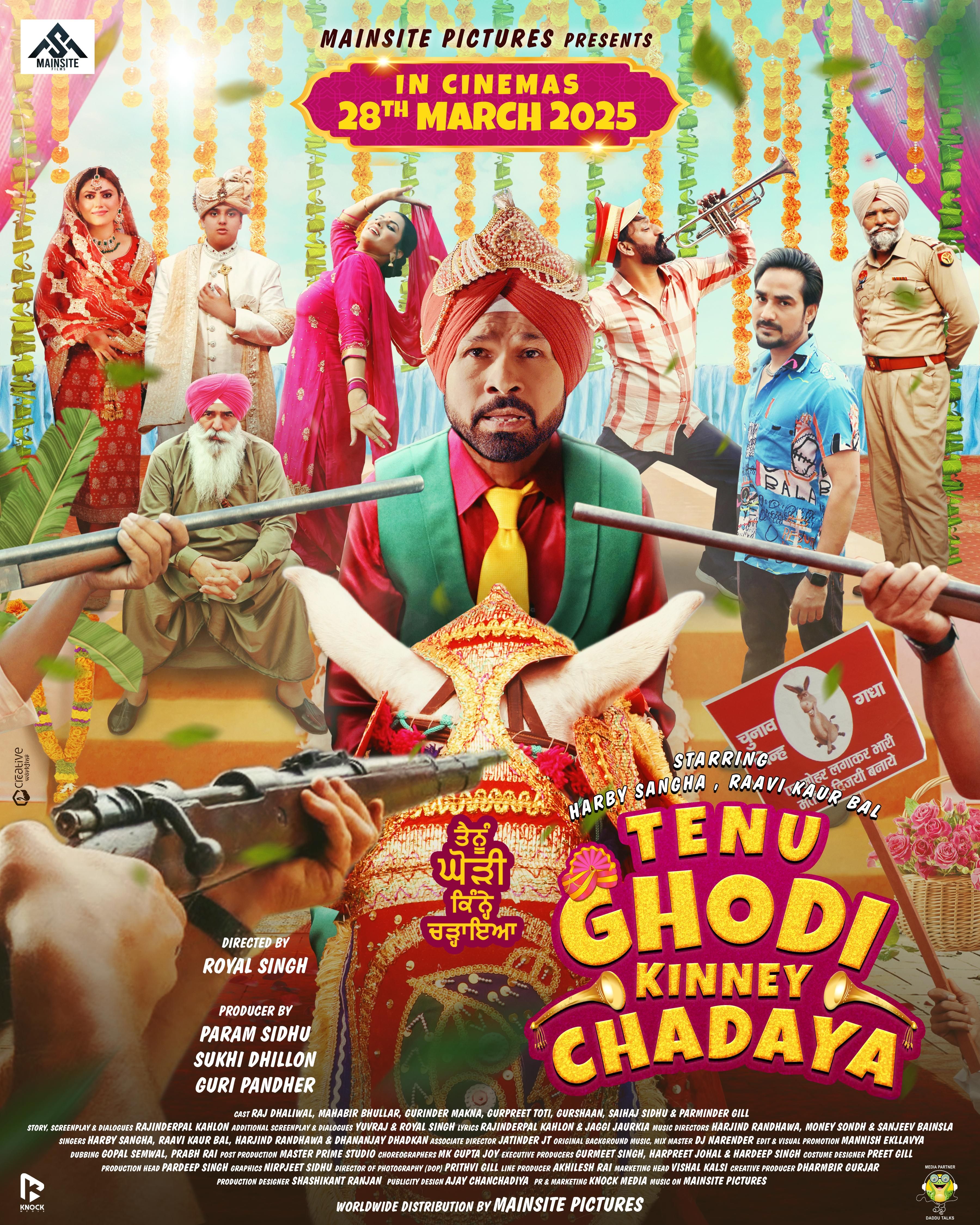 Tenu Ghodi Kine Chadayea (2025) Punjabi HDRp