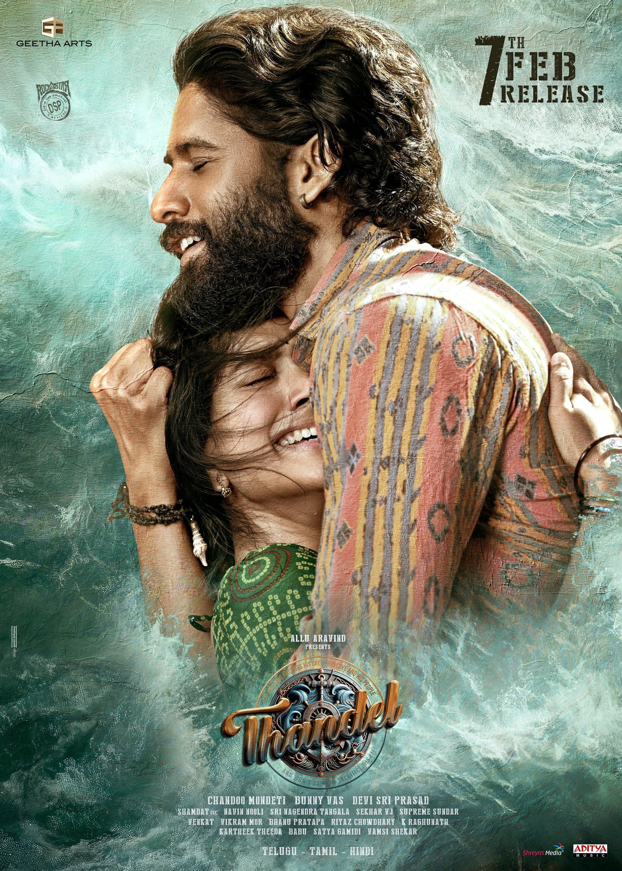 Thandel (2025) Hindi ORG Dubbed Full Movie HDRip