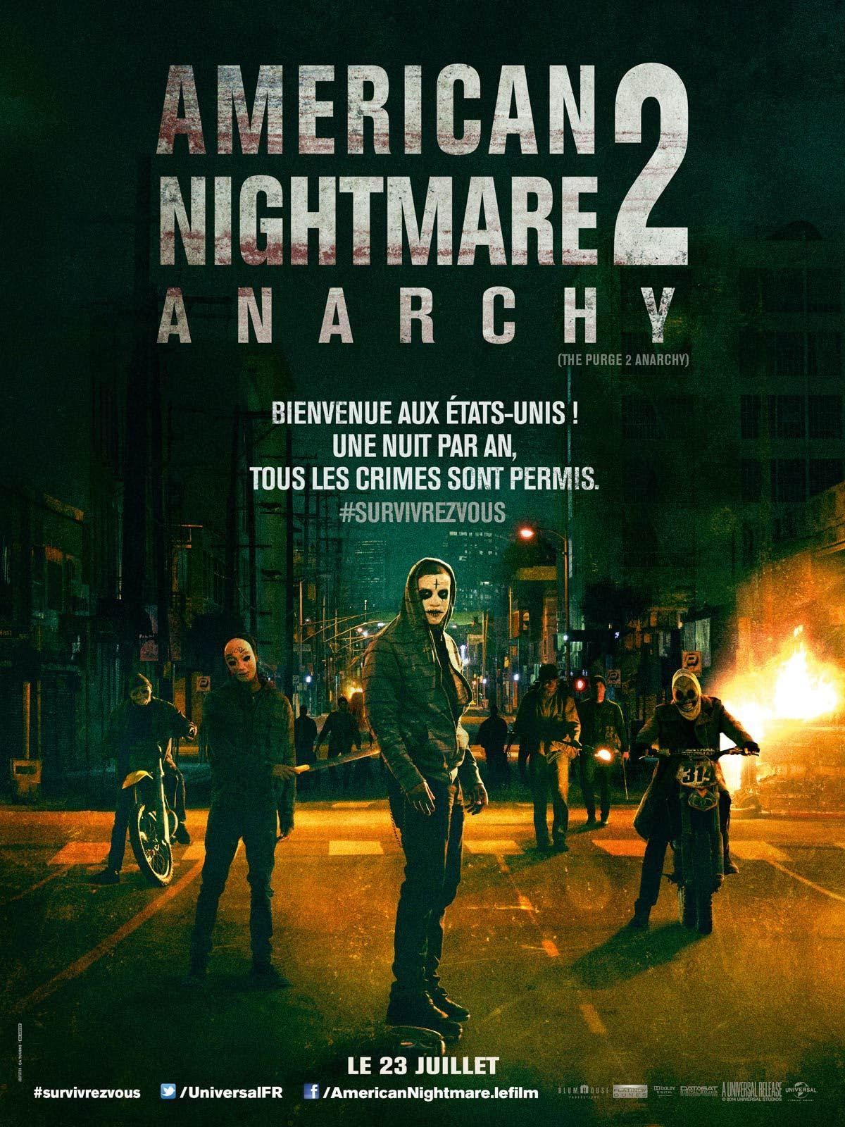 The Purge: Anarchy (2014) Hindi ORG Dubbed Full Movie BluRay