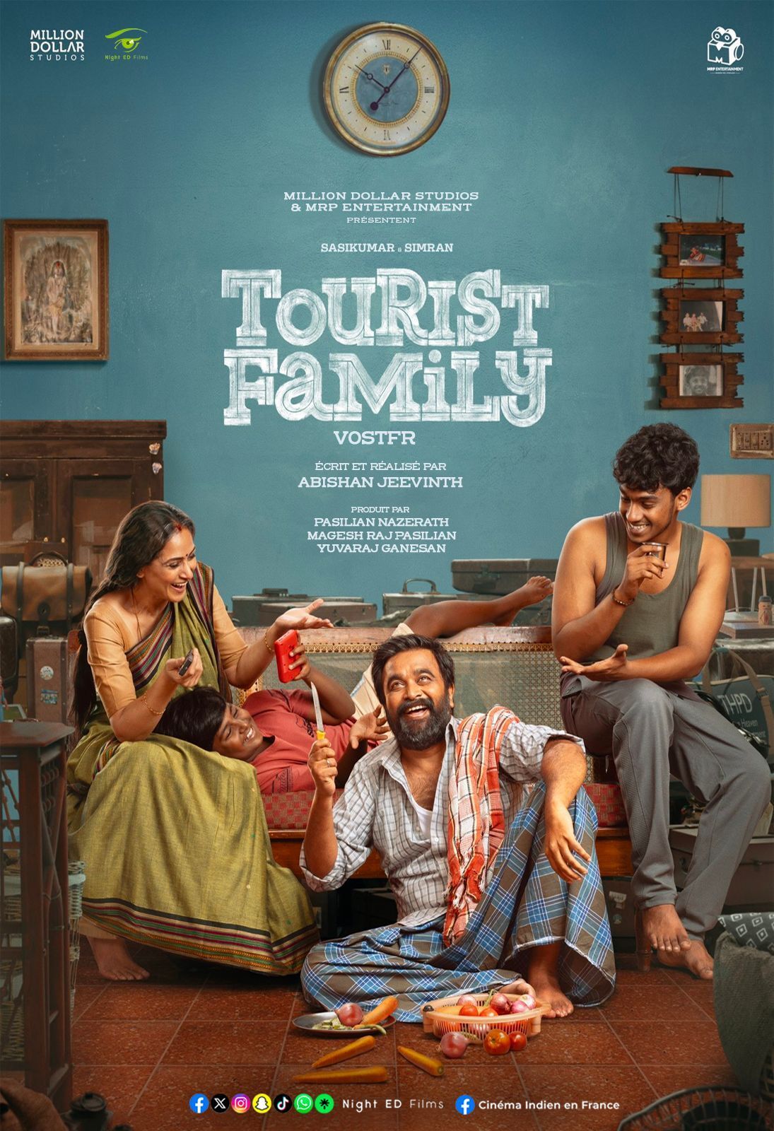 Tourist Family (2025) Hindi Dubbed HDRip