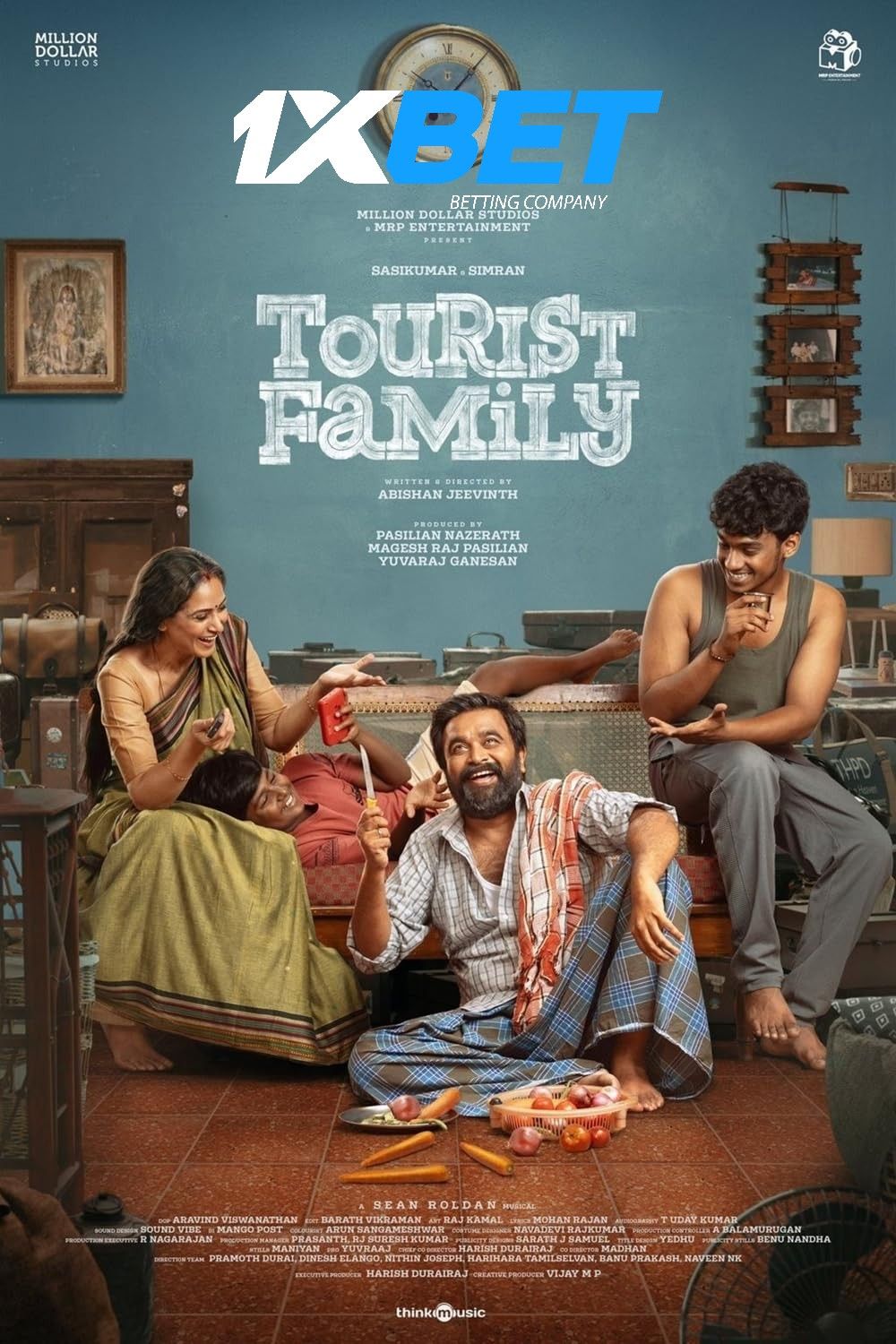 Tourist Family (2025) Hindi HQ Dubbed Full Movie HDTS