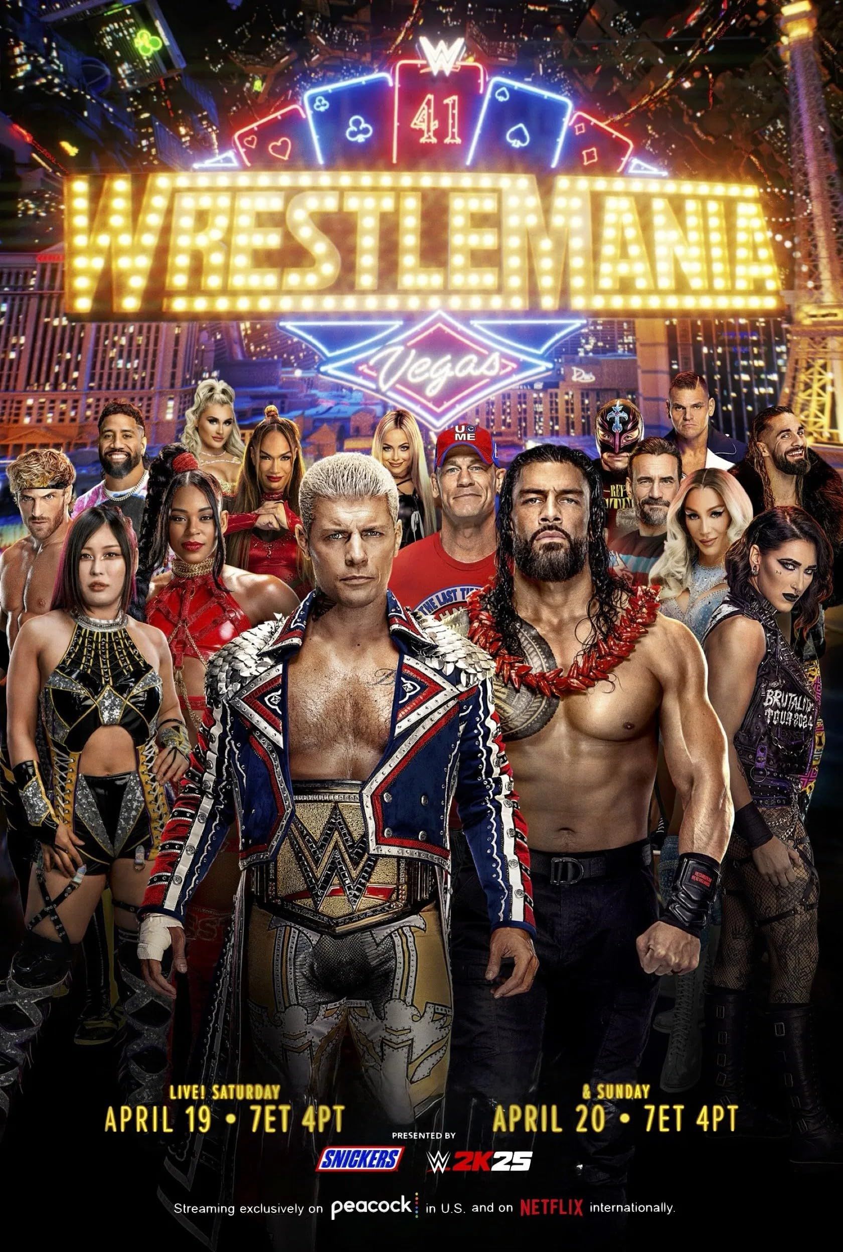 WWE WrestleMania 41 19th April (2025) (Day 1) English Full Show HDTV
